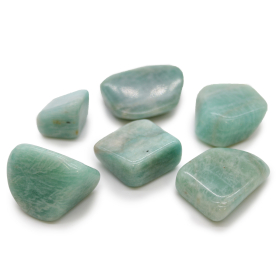 18x Pierres Roulées XL - Amazonite