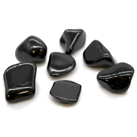 18x Pierres Roulées XL - Tourmaline Noire