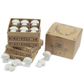 5x Boîte de 6 Fondants en Cire Soja - Patchouli Foncé