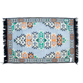 Tapis Kilim 125x80 cm - Charbon