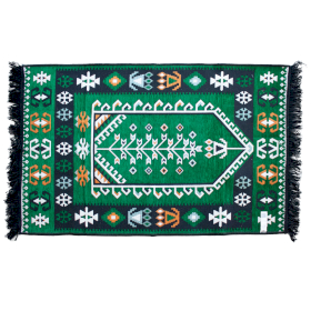 Tapis Kilim 125x80 cm -  Vert