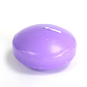 6x Grandes Bougies Flottantes - Lilas