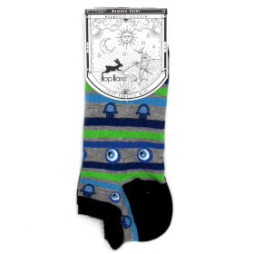 3x S/M Chaussettes Basses en Bambou Hop Hare (36-40) - Oeil du Démon & Hamsa