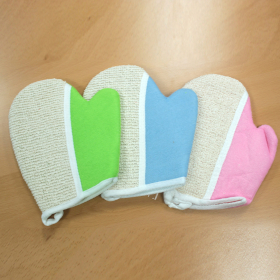 4x Mitaine en Jute Mixe - Assorti