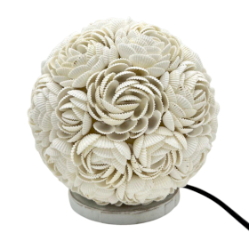 Lampe Coquillage Boho - Globe - 15cm