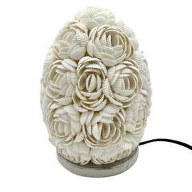Lampe Coquillage Boho - Ovale - 15cm