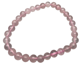 4x Bracelet de Manifestation en Gemmes - Quartz Rose - Amour