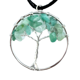 Pendentif Arbre de Vie - Jade