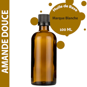 10x Huile d\'Amande Douce - 100ml - Marque Blanche