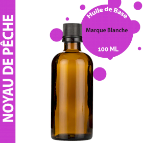 10x Huile de Noyaux de Pêche - 100ml - Marque Blanche