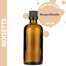 10x Huile de Noisette - 100ml - Marque Blanche