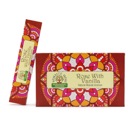 12x Encens Namaste Mandala Masala - Rose et Vanille