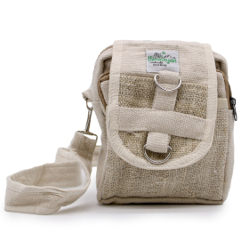 Sac Bandoulière en Chanvre et Coton Naturel