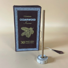 Coffret Cadeau d\'Encens Sughandit Dhoop de l\'Himalaya - Bois de Cèdre
