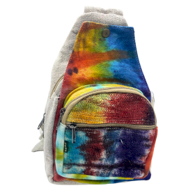 Sac à Bandoulière en Chanvre Tie Dye