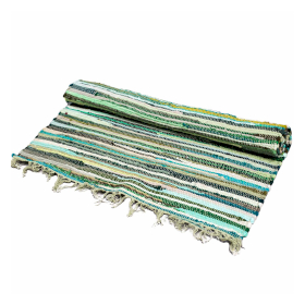 Grand Tapis - 150x90cm - Qualité Premium - Verts Naturels