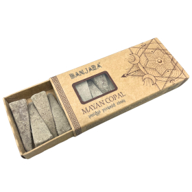 12x Cônes Pyramidaux Banjara Smudge - Copal Maya