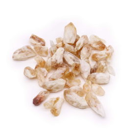 Cristaux bruts (500 g) - Points Bruts de Topaze Citrine