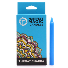 3x Bougies Magiques Ésotériques (pack de 12) - Bleu - Chakra Gorge