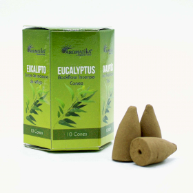 12x Pack de 10 Encens Masala Backflow - Eucalyptus