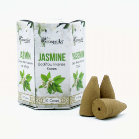 12x Pack de 10 Encens Masala Backflow - Jasmin