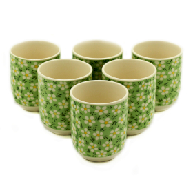 6x Tasses à Tisane - Daisey Green