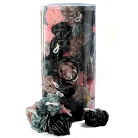 100x Tube de 100 Fleurs de Douche Bicolores 4 asst (tube display) - 50g