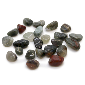 24x Petites pierres africaines - Bloodstone - Sephtonite