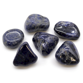 6x Grandes pierres africaines - Sodalite - Bleu pur