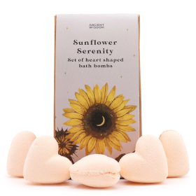 Coffret cadeau cœur pour le bain Tournesol Sérénité