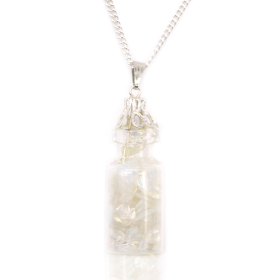 Collier de pierres précieuses en bouteille - Opalite