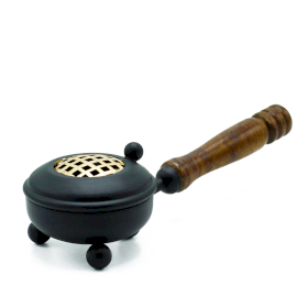 Brûleur d\'encens Med Iron Censer - Détail doré