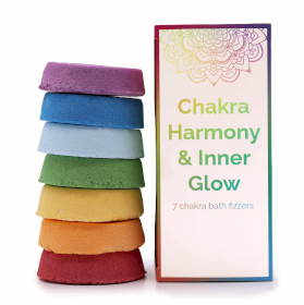 3x Bain pétillant de Chakra - Grande boîte - Harmonie des chakras & Lueur intérieure