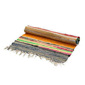 Petit Tapis Rag - 50x90cm - qualité premium - Couleurs Arc-en-Ciel