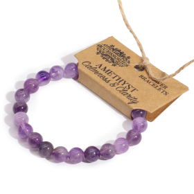 4x Bracelet de Puissance - Améthyste