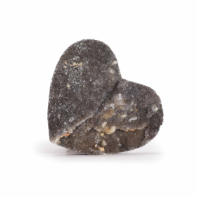 Grands cœurs en calcite (environ 6,5-8,5 cm)