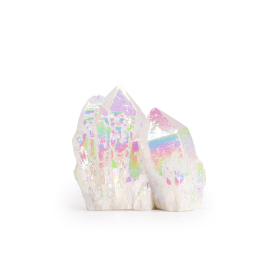Quartz naturel amélioré de taille moyenne - Quartz Aura Angel (environ 100-150 g 7-10 cm)