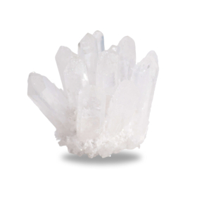 Amas de quartz naturel fabriqué - Quartz clair (environ 250-300 g 8 cm)