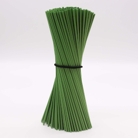 Paquet de roseaux en fibres 3mm x 25cm - (approx 250) - Vert Mousse