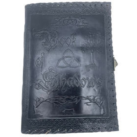 Grand Livre des Ombres - Noir - 200 Pages avec Bordures Découpées - 25x18x3cm
