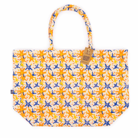 Grand Sac Éclatant - Étoile de Mer Abstraite