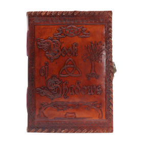 Grand Livre des Ombres - Bronze Foncé - 200 Pages avec Bordures Découpées - 25x18x3cm