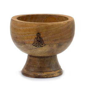 Grand Bol Rituel Porte-cône d\'Encens 11x6 cm - Bouddha