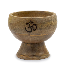 Grand Bol Rituel Porte-cône d\'Encens 11x6 cm - Om