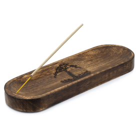 4x Grand Plateau pour Encens 30x10 cm - Arbre de Vie