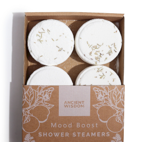 3x Galets de Douche Zen- Quatuor Bien-Être Zen- Coup de Pouce d’Humeur (Blanc)