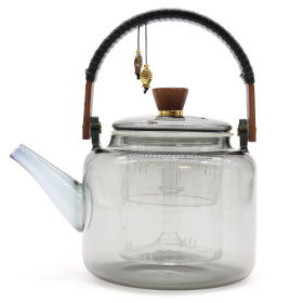 Théière en verre avec infuseur - Système de Vapeur Charbon - 1000 ml