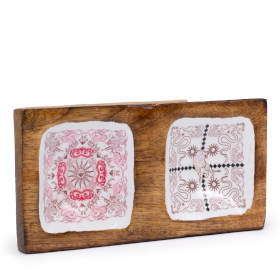 Double Plateau à Bijoux 20x10x2,5cm - HOP HARE - Cupidon et Lion
