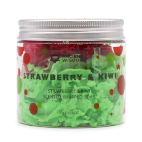 3x Savon Crème Fouettée 120g - Fraise & Kiwi
