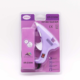 Pistolet à colle chaude mini Xrui 30W Hobby (prise EU) - pour bâtons de 7mm